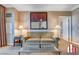 Comfortable living area with a sofa, modern decor and bright lighting at 125 E Harmon Ave # 2814/2816, Las Vegas, NV 89109