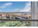Balcony view capturing the city skyline and entertainment complex at 125 E Harmon Ave # 2814/2816, Las Vegas, NV 89109