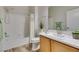 Bathroom featuring a shower, a tub, a toilet, modern fixtures, and light wood-finished cabinets at 2305 W Horizon Ridge Pkwy # 3713, Henderson, NV 89052