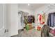 Well-organized walk-in closet with shelving, hanging space, and ample storage at 2849 Mincio St, Henderson, NV 89044