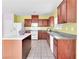 This spacious kitchen is bright and functional with plenty of cabinet and counter space at 3032 Hartley Cove Ave, North Las Vegas, NV 89081
