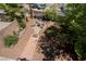 Private backyard with landscaped gravel, stepping stone, and seating area at 3704 Blairmoor St, North Las Vegas, NV 89032