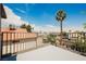 Spacious balcony offering clear views of the surrounding neighborhood and blue skies at 3704 Blairmoor St, North Las Vegas, NV 89032