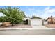 Charming single-story home featuring a spacious two-car garage and a well-maintained front yard at 3751 Crellin Cir, Las Vegas, NV 89120
