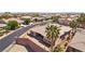 A well-maintained home featuring a walled backyard with desert landscaping and a covered patio area at 3904 Redbreast Ln, North Las Vegas, NV 89084
