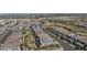 Overview of a planned neighborhood with mountain views and modern home design at 460 Pear Lake St, Las Vegas, NV 89138