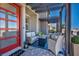 Inviting patio with comfortable seating and a cozy outdoor ambiance at 460 Pear Lake St, Las Vegas, NV 89138