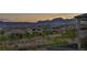 Peaceful street view of a modern community against a mountain backdrop, showcasing the beauty of nature at 460 Pear Lake St, Las Vegas, NV 89138