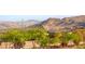 This home has a great mountain view from the backyard at 484 Windstone Crest Ave, Las Vegas, NV 89138