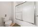 Bathroom with tub, shower and toilet at 5310 Eel River Ct, North Las Vegas, NV 89031