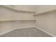 Spacious walk-in closet with carpet and ample shelving for storage at 8125 Turbys Treehouse Pl, Las Vegas, NV 89131