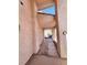 A covered walkway creates a welcoming entrance to the home at 8788 Elise Ct, Henderson, NV 89074