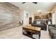 Cozy living room with tile flooring, recessed lighting, and open floor plan at 8929 Sleepy Panda Ave, Las Vegas, NV 89148
