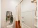 Cozy bathroom with shower-tub combination, decorative wall art and plants adding a fresh, stylish touch at 8968 Skye Treeline St, Las Vegas, NV 89166