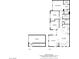 Layout of the home showing the placement of the kitchen, bedrooms, bathrooms, and garage at 10191 Deerfield Beach Ave # 202, Las Vegas, NV 89129
