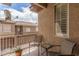 Relax on this cozy patio featuring comfortable seating and views of the community at 10191 Deerfield Beach Ave # 202, Las Vegas, NV 89129