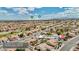 Aerial view highlighting proximity to Durango Casino and Red Rock Casino from this property at 10709 Hunters Woods Pl, Las Vegas, NV 89134