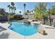 Inviting backyard pool and spa features a gazebo and ample space for entertaining at 1105 Enderly Ln, Las Vegas, NV 89144