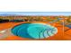 Inviting hot tub featuring beautiful views and landscaping, ideal for relaxation and enjoying the scenery at 2167 Shadow Canyon Dr, Henderson, NV 89044