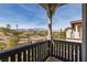 Scenic balcony view overlooking a golf course and mountains, offering a picturesque setting and outdoor enjoyment at 2215 Alcova Ridge Dr, Las Vegas, NV 89135