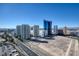 Expansive aerial view of a Vegas development showing multiple buildings and available adjacent lots at 222 Karen Ave # 3104, Las Vegas, NV 89109