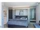 Cozy bedroom with built-in storage, ensuite bathroom access, and contemporary design elements at 222 Karen Ave # 3104, Las Vegas, NV 89109