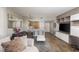 Well-lit living area showcases open-concept design, breakfast bar, built-in storage, and neutral color palette at 222 Karen Ave # 3104, Las Vegas, NV 89109