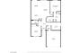Home floor plan featuring two bedrooms, spacious living room, and two-car garage at 2256 Cordaville Dr, Henderson, NV 89044