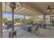 Enjoy outdoor living with a covered patio, barbecue, and gas firepit at 2256 Cordaville Dr, Henderson, NV 89044