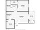 Layout of living room, dining room, kitchen, bathroom, and bedroom including balcony and storage at 2300 E Silverado Ranch Blvd # 1123, Las Vegas, NV 89183
