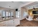 Bright dining area open to kitchen, with lots of natural light and access to outdoor spaces at 2305 Hot Oak Ridge St, Las Vegas, NV 89134