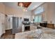 Well-equipped kitchen with stainless steel appliances, granite counters, and modern finishes at 2305 Hot Oak Ridge St, Las Vegas, NV 89134