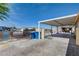 Spacious backyard featuring a covered patio area, perfect for outdoor entertaining and relaxation at 2832 Geist Cir, Las Vegas, NV 89115