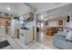 Open-concept kitchen flows into the living room at 2832 Geist Cir, Las Vegas, NV 89115