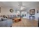 Spacious living room features tile flooring and lots of natural light at 2832 Geist Cir, Las Vegas, NV 89115