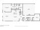 Detailed floor plan of the first floor featuring a living room, kitchen, dining area, and garage at 2877 Sweeping Palm Rd, North Las Vegas, NV 89086