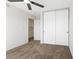 Bedroom featuring carpet, ceiling fan, and closet with sliding doors at 5035 Meadow Grove Ct, Las Vegas, NV 89120
