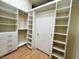 Open closet featuring floor to ceiling shelving and chest of drawers at 5512 Oakwood Ridge St, Las Vegas, NV 89130
