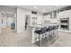 Spacious kitchen features an oversized island, tile floors, and stainless steel appliances at 5852 Ireland Ridge Ct, Las Vegas, NV 89149