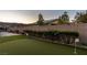 Backyard putting green with manicured landscaping at 5852 Ireland Ridge Ct, Las Vegas, NV 89149
