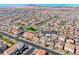An aerial view of the home's location within the neighborhood and address marker at 600 Suncrest Peak Pl, Henderson, NV 89011