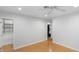 Bedroom with fan, closet and recessed lights at 6733 W Charleston Blvd # 3, Las Vegas, NV 89146