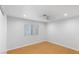 Bright bedroom features natural light and a ceiling fan at 6733 W Charleston Blvd # 3, Las Vegas, NV 89146
