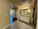 Bathroom featuring a walk-in shower and vanity at 6778 Goose Watch Ct, Las Vegas, NV 89139