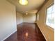 Expansive living room featuring hardwood floors and plenty of natural light at 6778 Goose Watch Ct, Las Vegas, NV 89139