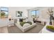 Cozy bedroom with natural light, stylish decor and carpet at 7385 Heron Canyon Ct, Las Vegas, NV 89117