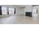 Living room has a fireplace and lots of natural light at 7445 Shangri La Ave, Las Vegas, NV 89147