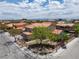 A beautiful home from the air with mature landscaping and a lovely neighborhood at 7569 Shadow Estates Way, Las Vegas, NV 89113