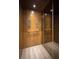 Private residential elevator featuring wood paneled walls and mirrored accents at 811 Magnum Cliff Ct, Henderson, NV 89012