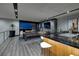 Entertainer's game room featuring a wet bar, pool table, and stunning city views at 811 Magnum Cliff Ct, Henderson, NV 89012